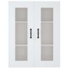 Armario De Pared | Mueble Pared | Armario Colgante Blanco 69,5x34x90 Cm Cfw740598