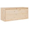 Armario De Pared | Mueble Pared De Madera Maciza De Pino 80x30x35 Cm Cfw740631