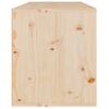 Armario De Pared | Mueble Pared De Madera Maciza De Pino 80x30x35 Cm Cfw740631