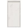 Armario De Pared | Mueble Pared De Madera Maciza De Pino Blanco 30x30x60 Cm Cfw740635