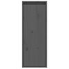 Armario De Pared | Mueble Pared De Madera Maciza De Pino Gris 30x30x80 Cm Cfw740646