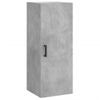 Armario De Pared | Mueble Pared Gris Hormigón 34,5x34x90 Cm Cfw740668