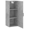 Armario De Pared | Mueble Pared Gris Hormigón 34,5x34x90 Cm Cfw740668