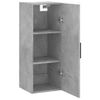 Armario De Pared | Mueble Pared Gris Hormigón 34,5x34x90 Cm Cfw740670