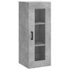 Armario De Pared | Mueble Pared Gris Hormigón 34,5x34x90 Cm Cfw740672