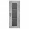 Armario De Pared | Mueble Pared Gris Hormigón 34,5x34x90 Cm Cfw740672