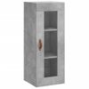 Armario De Pared | Mueble Pared Gris Hormigón 34,5x34x90 Cm Cfw740674