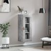 Armario De Pared | Mueble Pared Gris Hormigón 34,5x34x90 Cm Cfw740674