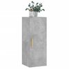 Armario De Pared | Mueble Pared Gris Hormigón 34,5x34x90 Cm Cfw740675