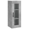 Armario De Pared | Mueble Pared Gris Hormigón 34,5x34x90 Cm Cfw740676