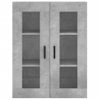 Armario De Pared | Mueble Pared Gris Hormigón 69,5x34x90 Cm Cfw740687