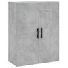 Armario De Pared | Mueble Pared Gris Hormigón 69,5x34x90 Cm Cfw740688