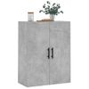 Armario De Pared | Mueble Pared Gris Hormigón 69,5x34x90 Cm Cfw740688