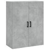 Armario De Pared | Mueble Pared Gris Hormigón 69,5x34x90 Cm Cfw740691