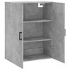 Armario De Pared | Mueble Pared Gris Hormigón 69,5x34x90 Cm Cfw740691