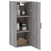 Armario De Pared | Mueble Pared Gris Sonoma 34,5x34x90 Cm Cfw740704