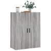 Armario De Pared | Mueble Pared Gris Sonoma 69,5x34x90 Cm Cfw740708