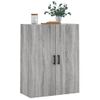 Armario De Pared | Mueble Pared Gris Sonoma 69,5x34x90 Cm Cfw740709