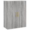 Armario De Pared | Mueble Pared Gris Sonoma 69,5x34x90 Cm Cfw740716