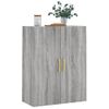 Armario De Pared | Mueble Pared Gris Sonoma 69,5x34x90 Cm Cfw740716