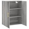 Armario De Pared | Mueble Pared Gris Sonoma 69,5x34x90 Cm Cfw740716