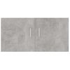 Armario De Pared | Mueble Pared Madera Contrachapada Gris Hormigón 80x39x40 Cm Cfw740736