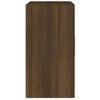 Armario De Pared | Mueble Pared Madera Contrachapada Marrón Roble 60x30x60 Cm Cfw740743