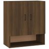 Armario De Pared | Mueble Pared Madera Contrachapada Marrón Roble 60x31x70 Cm Cfw740745