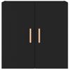 Armario De Pared | Mueble Pared Madera Contrachapada Negro 60x30x60 Cm Cfw740749