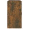 Armario De Pared | Mueble Pared Madera Contrachapada Roble Ahumado 60x31x60 Cm Cfw740759