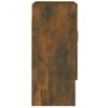 Armario De Pared | Mueble Pared Madera Contrachapada Roble Ahumado 60x31x70 Cm Cfw740761