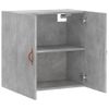 Armario De Pared | Mueble Pared Madera De Ingeniería Gris Hormigón 60x31x60 Cm Cfw740839