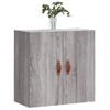 Armario De Pared | Mueble Pared Madera De Ingeniería Gris Sonoma 60x31x60 Cm Cfw740857