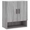 Armario De Pared | Mueble Pared Madera De Ingeniería Gris Sonoma 60x31x70 Cm Cfw740858