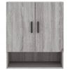 Armario De Pared | Mueble Pared Madera De Ingeniería Gris Sonoma 60x31x70 Cm Cfw740858