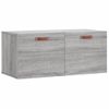 Armario De Pared | Mueble Pared Madera De Ingeniería Gris Sonoma 80x36,5x35 Cm Cfw740876