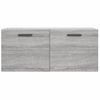 Armario De Pared | Mueble Pared Madera De Ingeniería Gris Sonoma 80x36,5x35 Cm Cfw740877