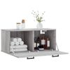 Armario De Pared | Mueble Pared Madera De Ingeniería Gris Sonoma 80x36,5x35 Cm Cfw740880