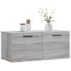 Armario De Pared | Mueble Pared Madera De Ingeniería Gris Sonoma 80x36,5x35 Cm Cfw740880