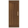 Armario De Pared | Mueble Pared Madera De Ingeniería Marrón Roble 35x34x90 Cm Cfw740883