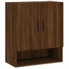 Armario De Pared | Mueble Pared Madera De Ingeniería Marrón Roble 60x31x70 Cm Cfw740892