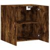 Armario De Pared | Mueble Pared Madera De Ingeniería Roble Ahumado 60x31x60 Cm Cfw740944