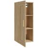 Armario De Pared | Mueble Pared Madera De Ingeniería Roble Sonoma 35x34x90 Cm Cfw740955