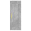 Armario De Pared | Mueble Pared Madera Ingeniería Gris Hormigón 34,5x34x90 Cm Cfw741005