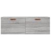 Armario De Pared | Mueble Pared Madera Ingeniería Gris Sonoma 100x36,5x35 Cm Cfw741032