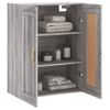 Armario De Pared | Mueble Pared Madera Ingeniería Gris Sonoma 69,5x34x90 Cm Cfw741041