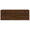 Armario De Pared | Mueble Pared Madera Ingeniería Marrón Roble 100x36,5x35 Cm Cfw741048