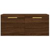 Armario De Pared | Mueble Pared Madera Ingeniería Marrón Roble 80x36,5x35 Cm Cfw741067