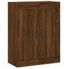 Armario De Pared | Mueble Pared Madera Ingeniería Roble Marrón 69,5x34x90 Cm Cfw741111