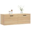 Armario De Pared | Mueble Pared Madera Ingeniería Roble Sonoma 100x36,5x35 Cm Cfw741116